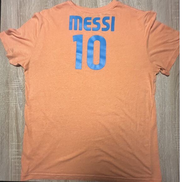 FC Barcelona Lionel Messi 10 Orange TShirt Kit - Picture 2 of 2